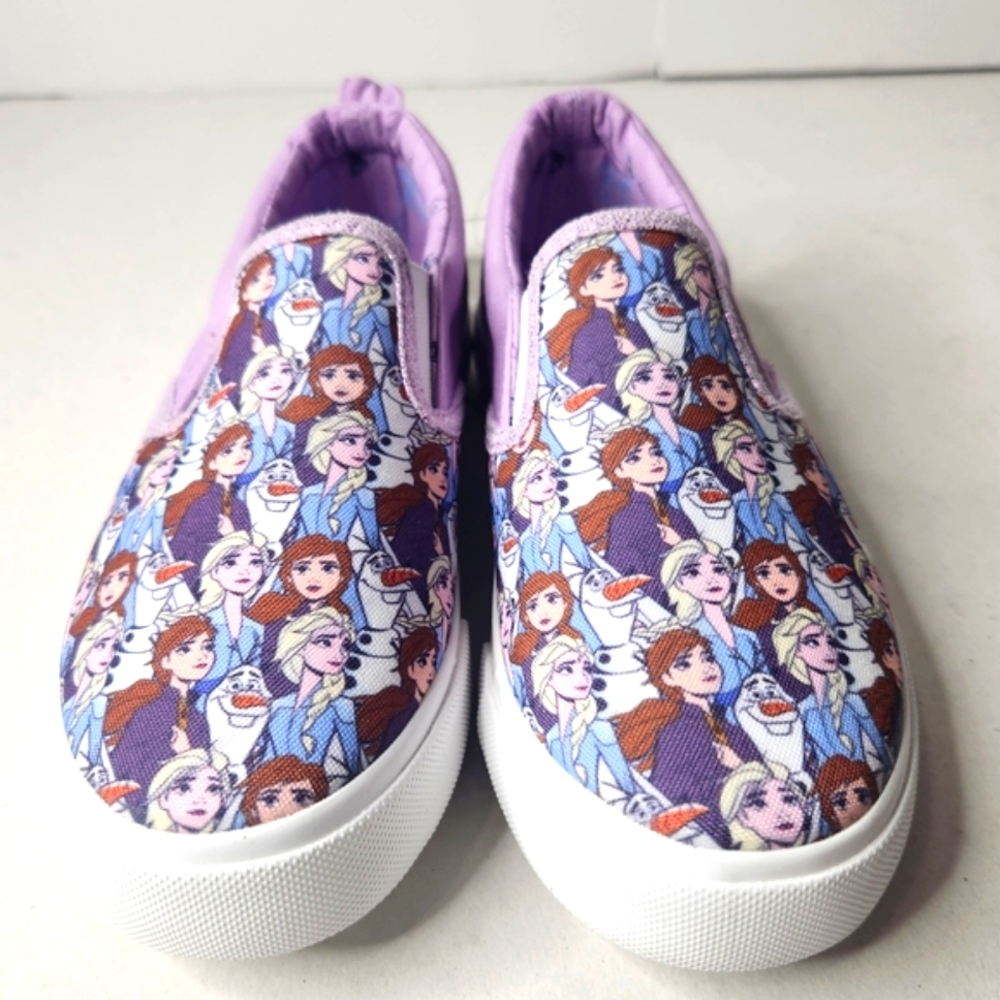 Disney Frozen 11 Little Girls Slip On Size 1